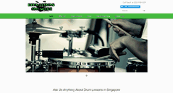Desktop Screenshot of drumlessonssingapore.com