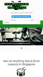 Mobile Screenshot of drumlessonssingapore.com